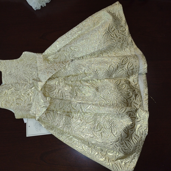 NWT Couture Princess  GOLD  TODDLER Girl Size 2T - Picture 6 of 8